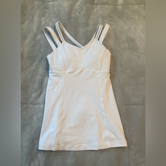 White Lululemon Tank - Picture 1 of 3